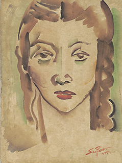 (Untitled) Portrait of a Caucasian Lady