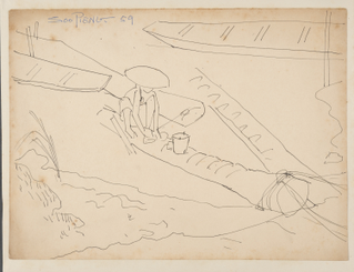 Untitled (Working on A Trunk)