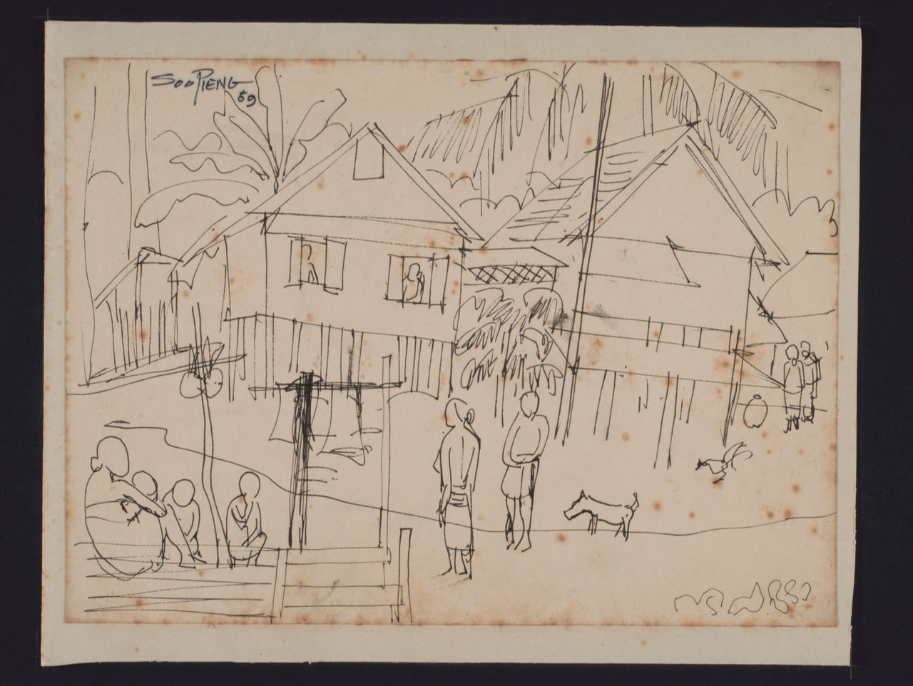 Untitled (Village Scene)