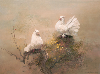 Two Pigeons