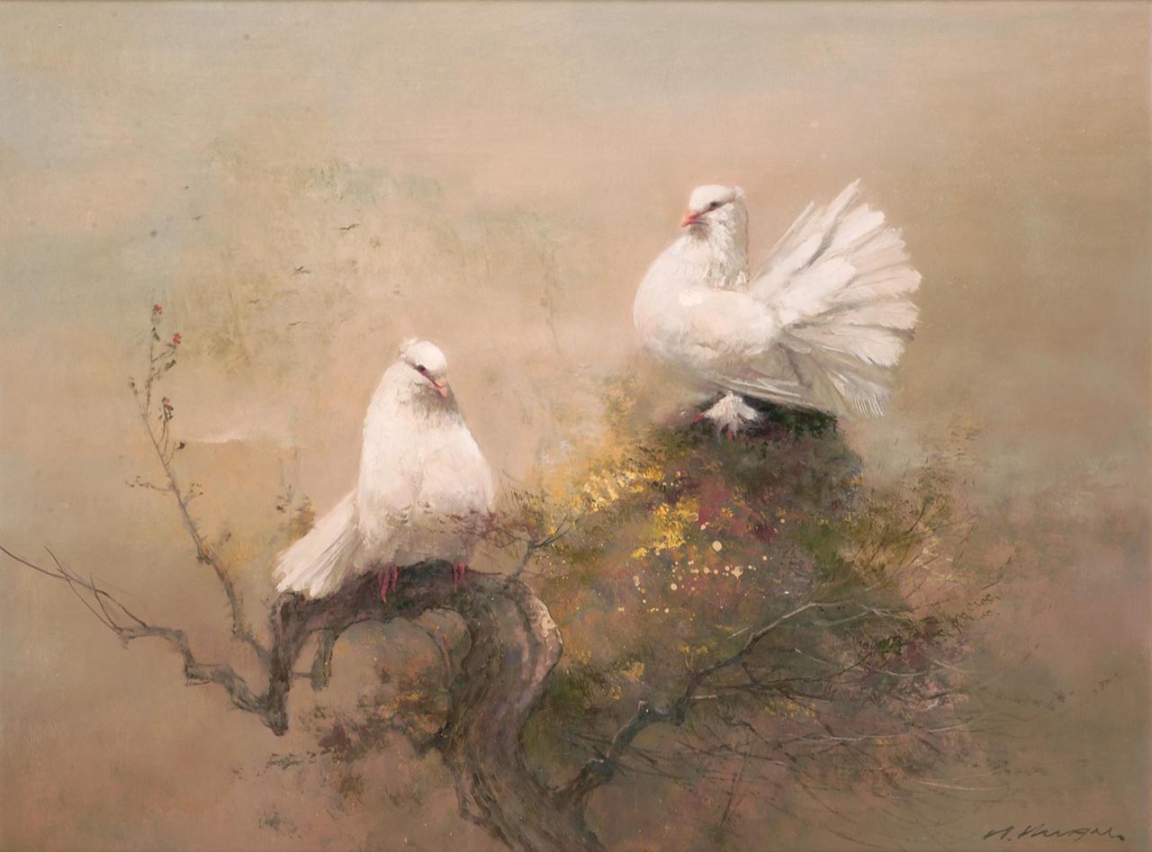 Two Pigeons