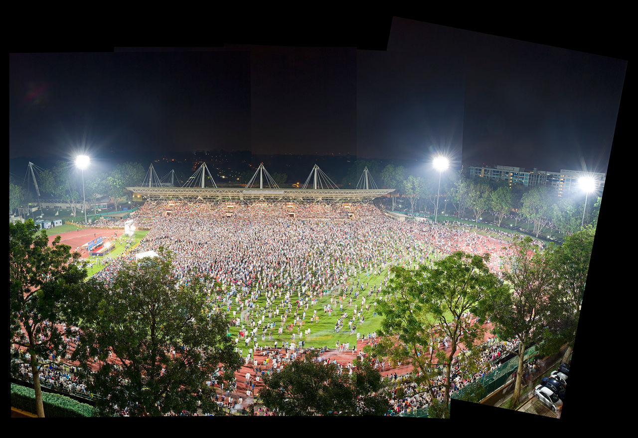 Political Landscapes: Workers' Party Rally, Yishun Stadium, 1st May 2011