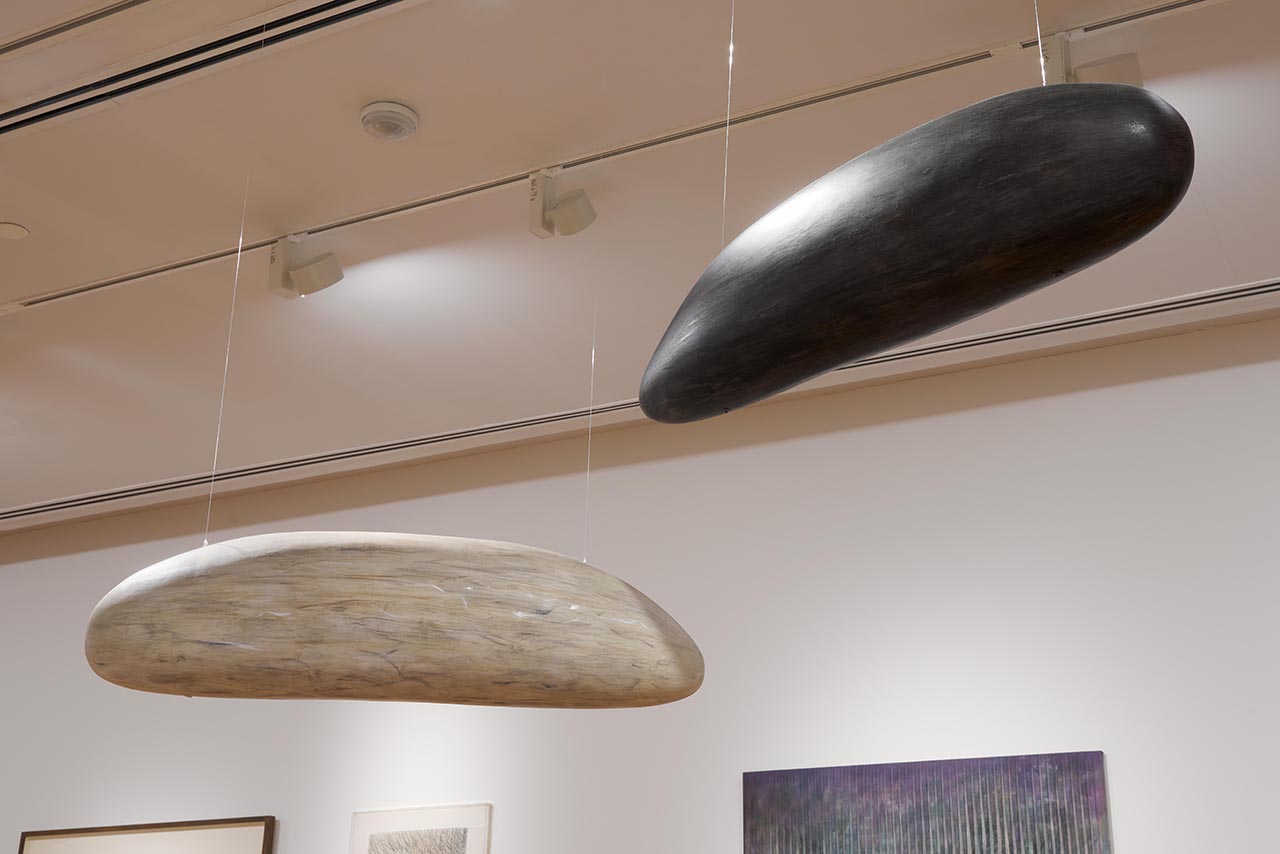 A pair of maquettes for Grains of Thought