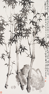 Bamboo and Rock