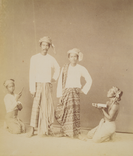 Burmese Gentlemen and Servants
