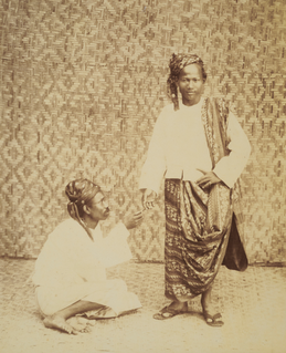 Burmese Gentleman and Servant