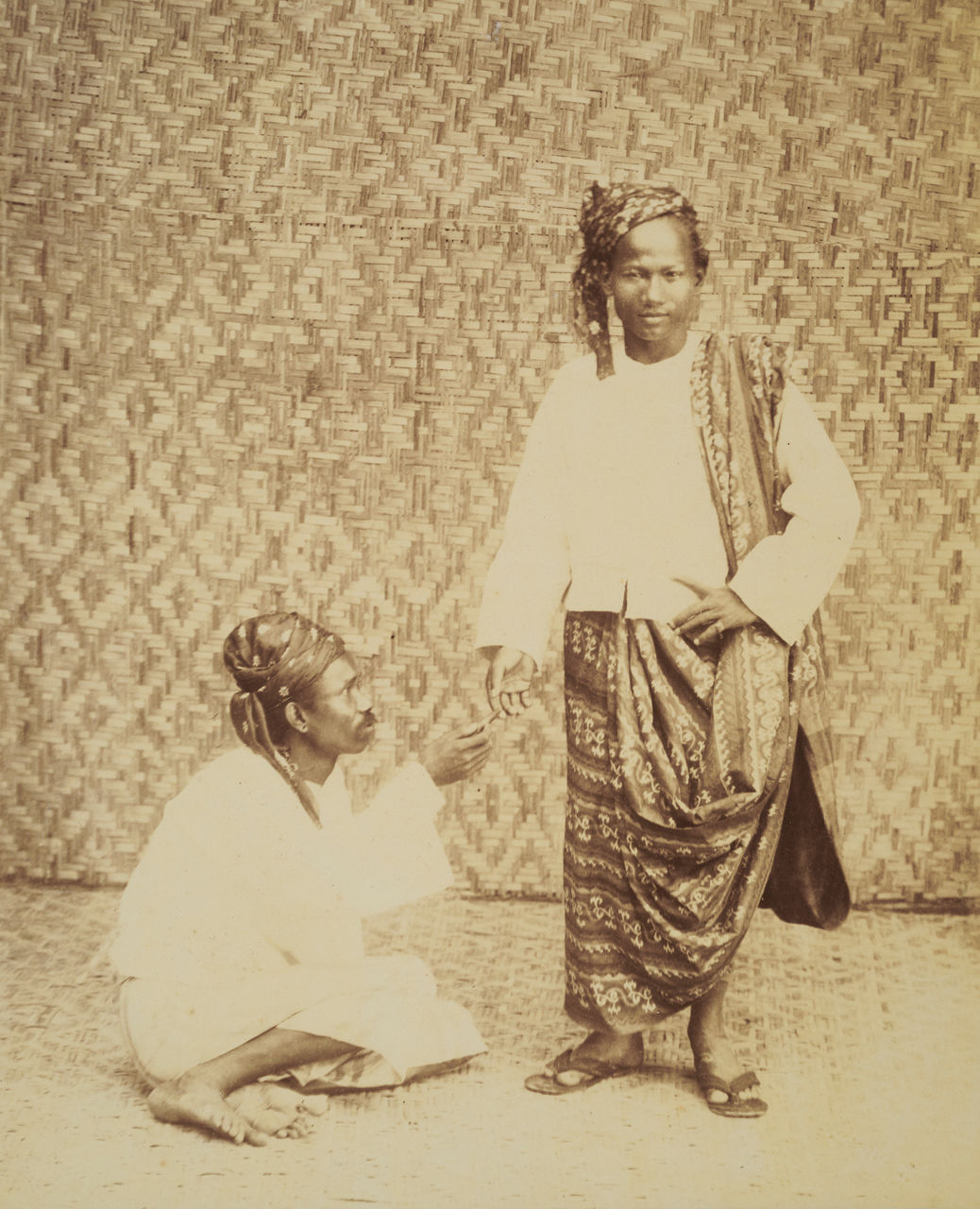 Burmese Gentleman and Servant