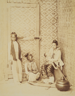 Burmese Ladies and Child