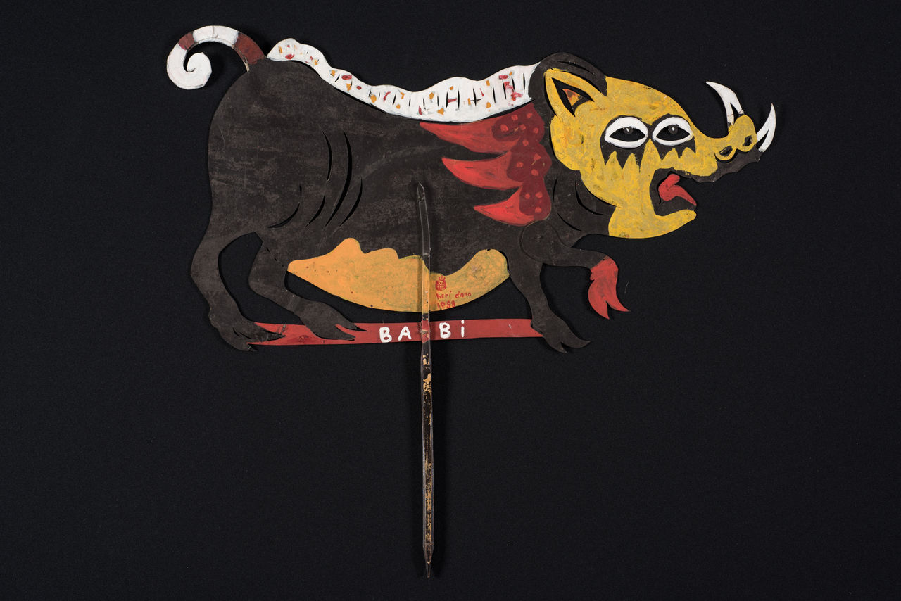 Wayang Puppets - The Pig (Babi Huntan)