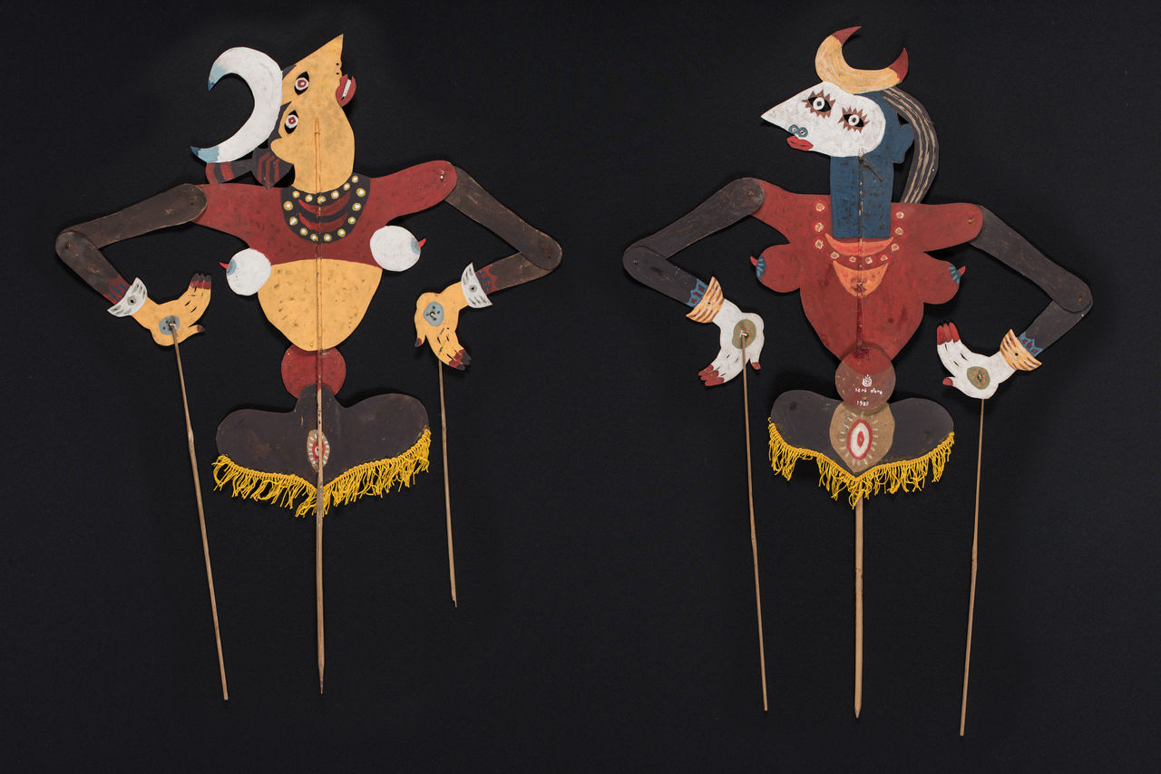 Wayang Puppets - The Dancers I and II