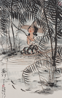 Untitled (Lady Fishing)