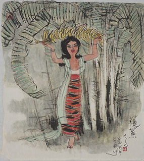 Untitled (Lady with Bananas on her Head)