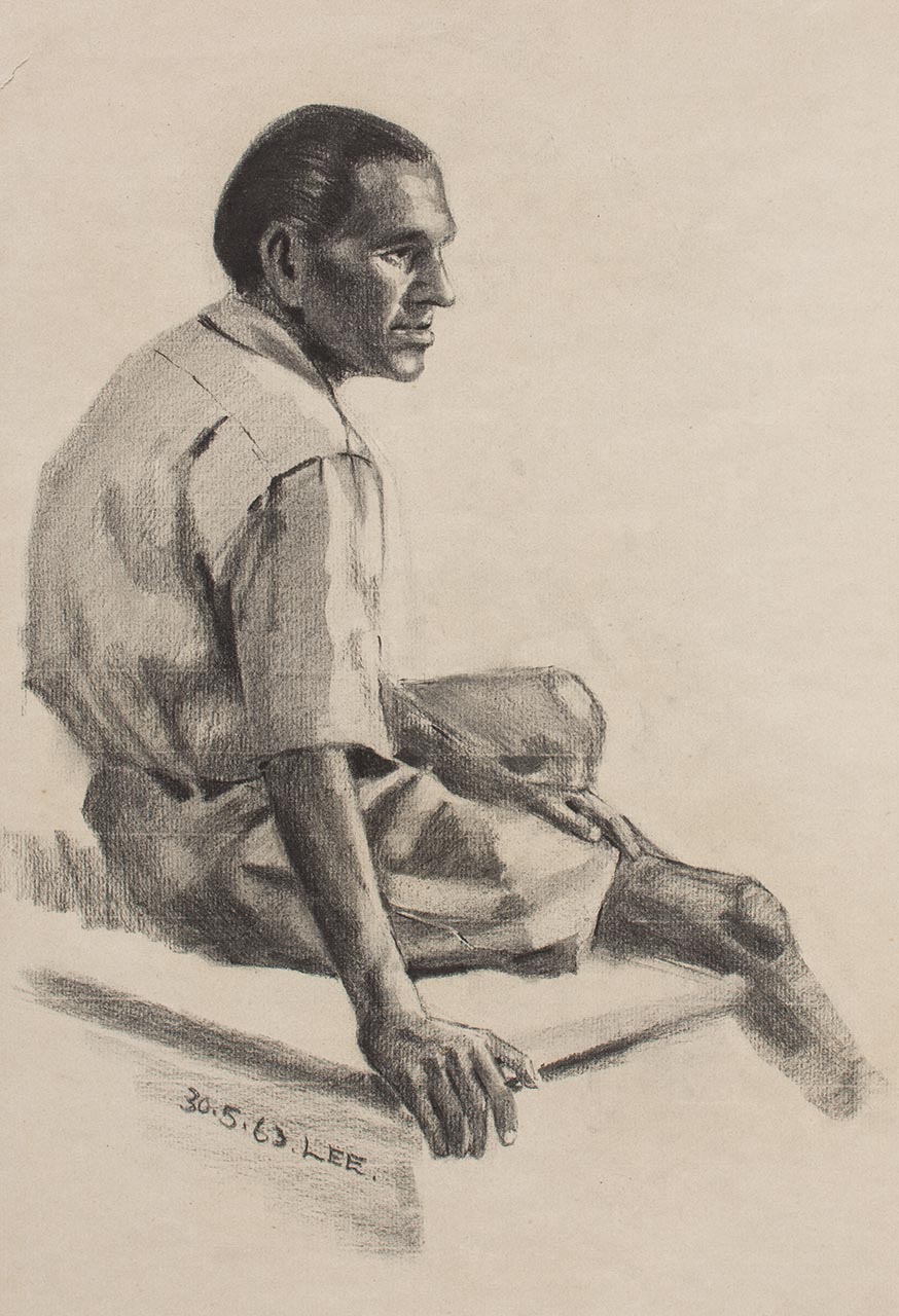 Figure drawing - Seated man 1