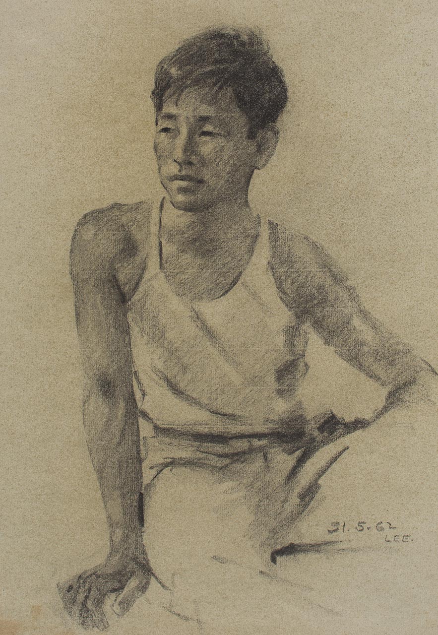 Figure drawing - Seated man 2