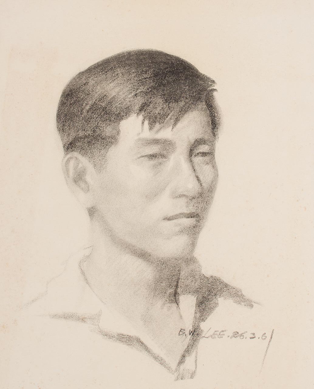 Three quarter view - Man 1