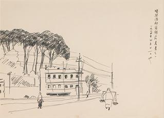 Morning Scene of Hotel in Kathmandu