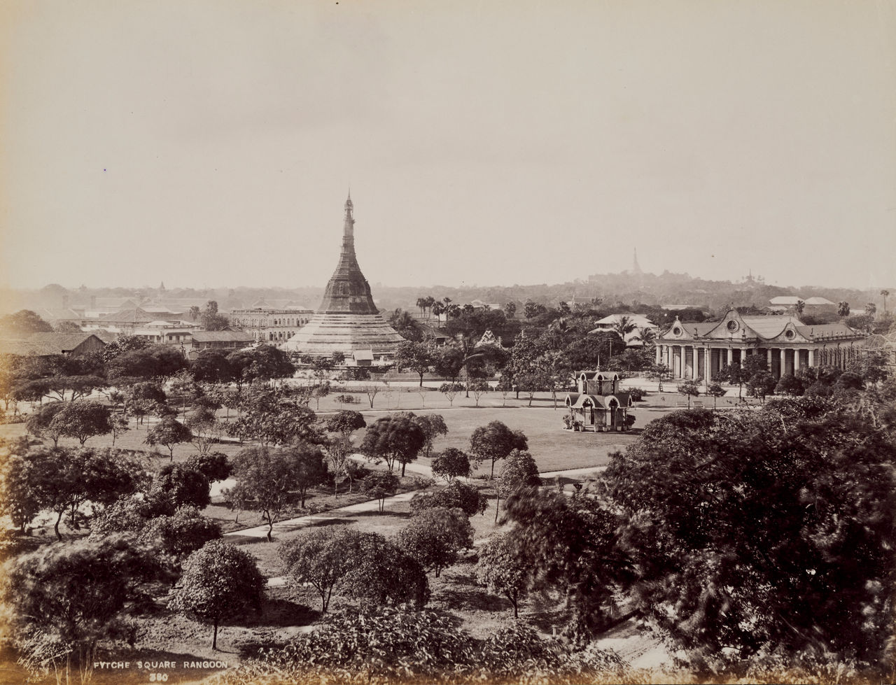 Fytche Square, Rangoon