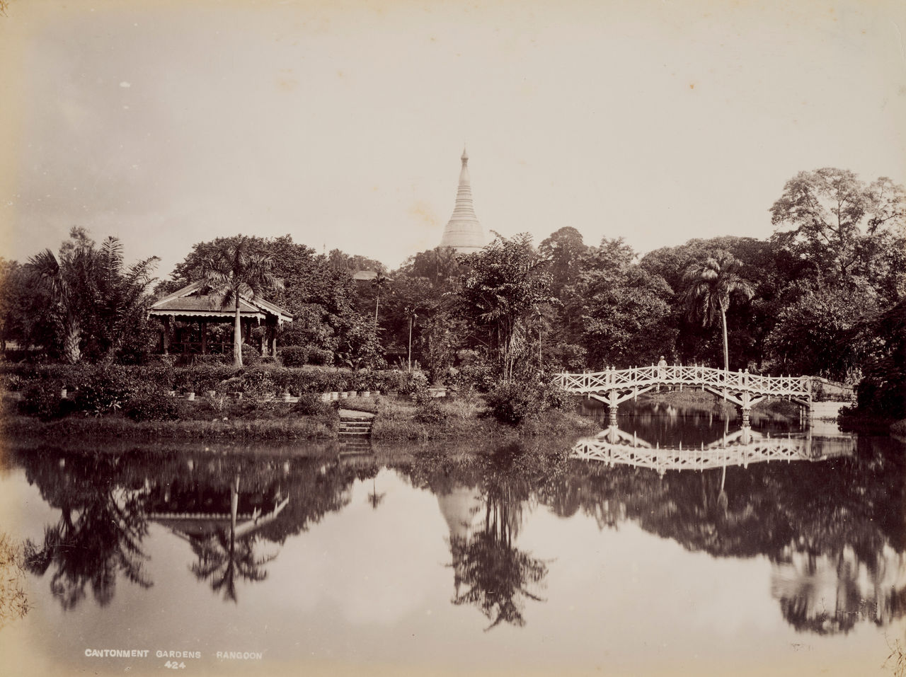 The Island Pavilion in the Cantonment Gardens