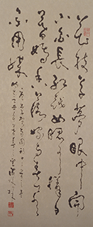 Calligraphy in Wild Cursive Script