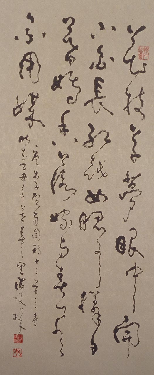 Calligraphy in Wild Cursive Script