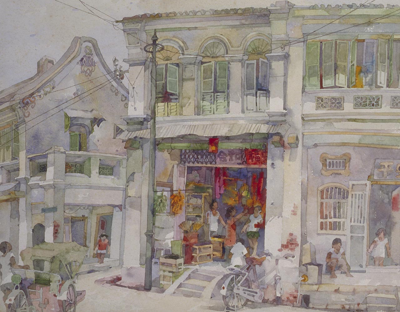 Untitled (Penang Street Scene)