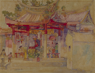 Jelutong Temple, Penang, 1983