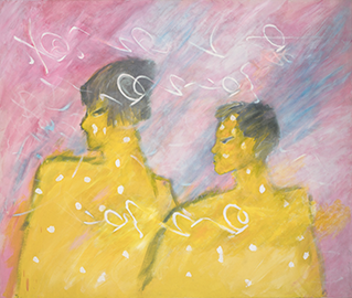 Yellow Couple kena White Spots