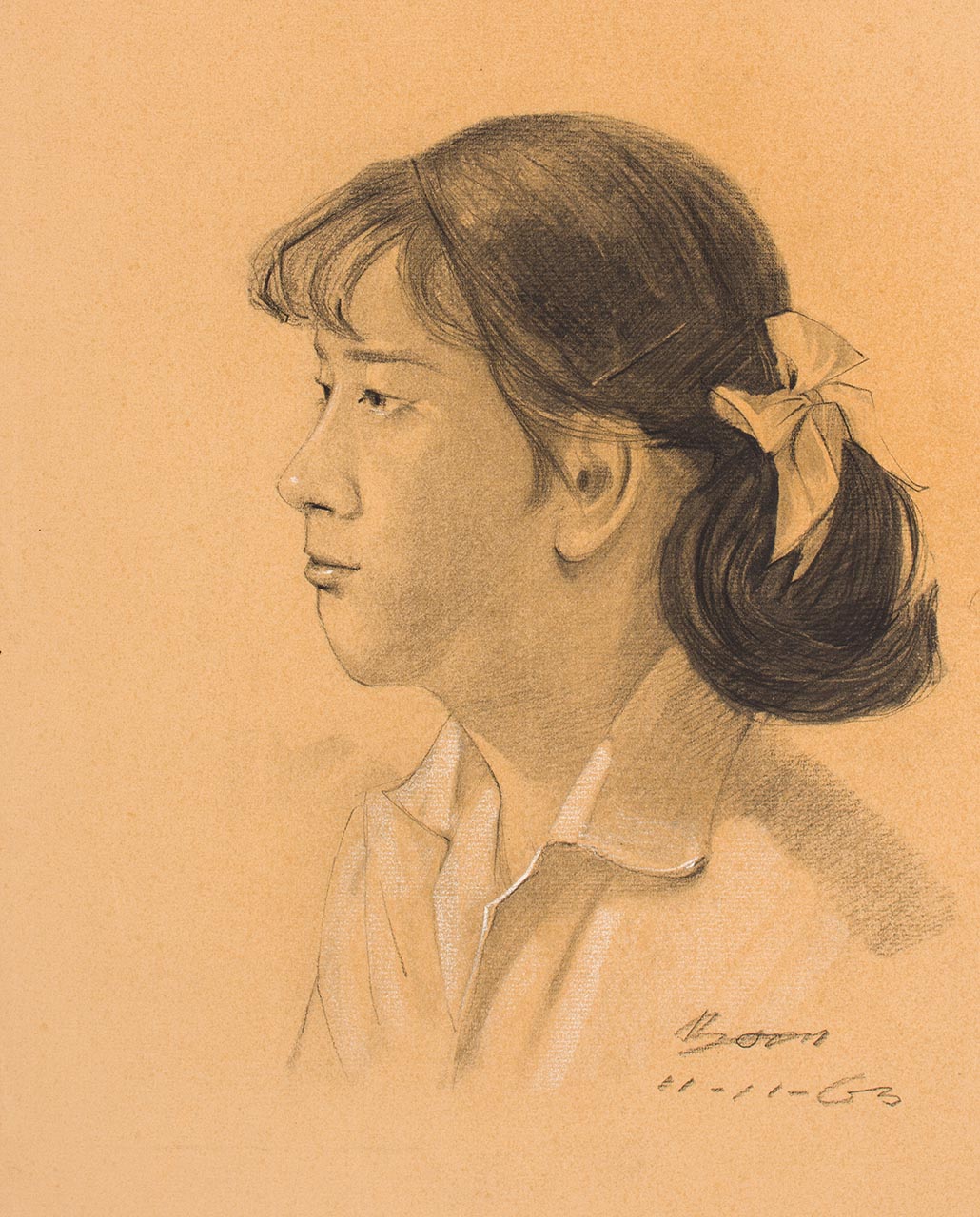 Profile - Girl with ribbon