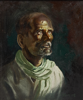 Portrait of an Indian Worker