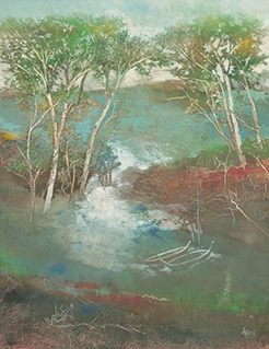 Two Boats by the Stream
