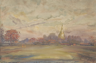 Pagoda and the Lake