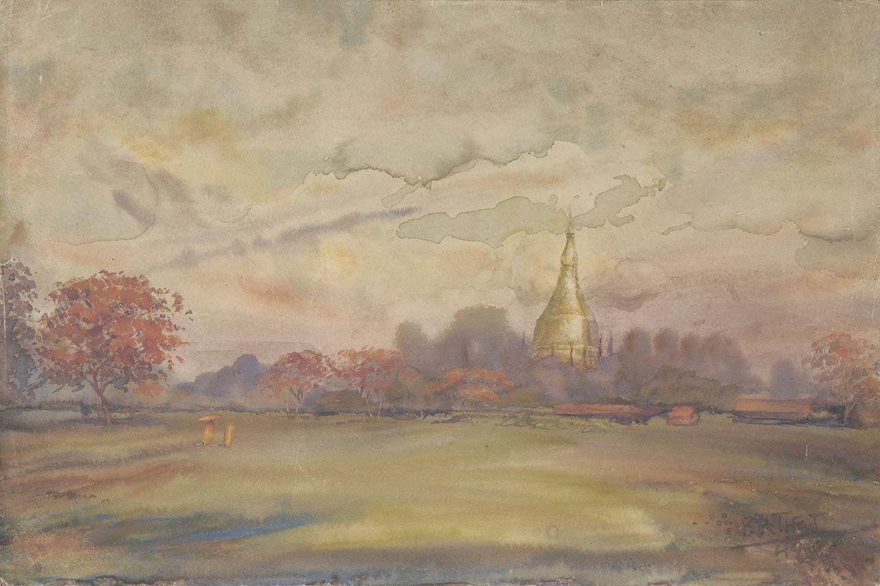 Pagoda and the Lake