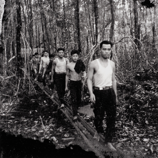 Workers from Tran Ngoc Hy Printing House during lunch break – Nam Can Mangrove Forest