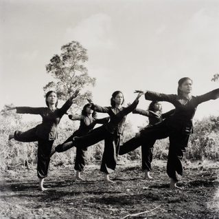 The Southwestern Region’s Music and dance troupe in rehearsal