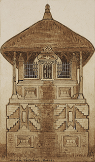 Pavillion of the Sacred Moon Drum, Pedjeng, Gianjar, Bali