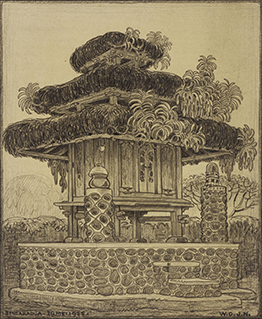 Little Méroe in a Temple in Singaradja