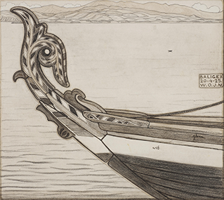 Back of a Batak Prahu on Lake Toba