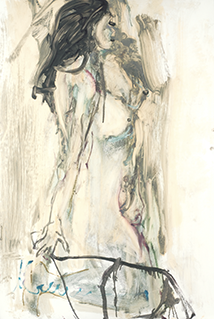 Untitled (Nude in Beige)