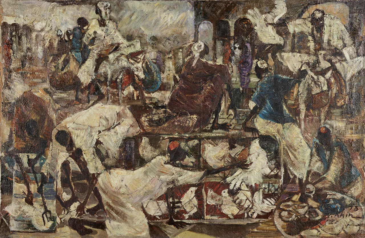 Untitled (Meeting Above Pigeon Cages)