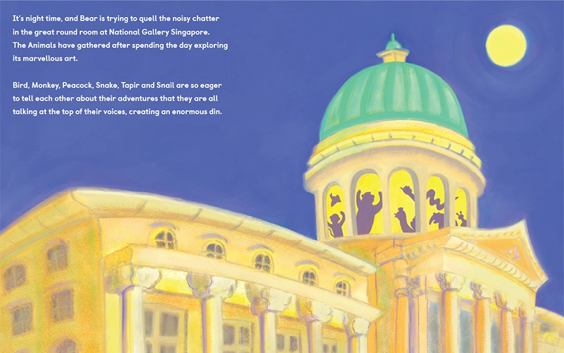 National Gallery Singapore Children's Books Bird and Monkey's Art Day by the Sea