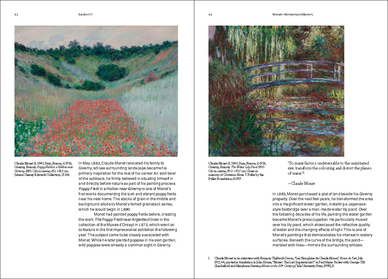 INTO THE MODERN  IMPRESSIONISM FROM THE MUSEUM OF FINE ARTS, BOSTON SELECTIONS FROM THE EXHIBITION