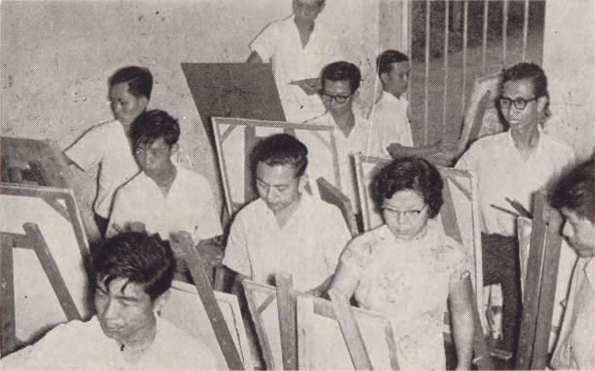 Lai teaching at NAFA.