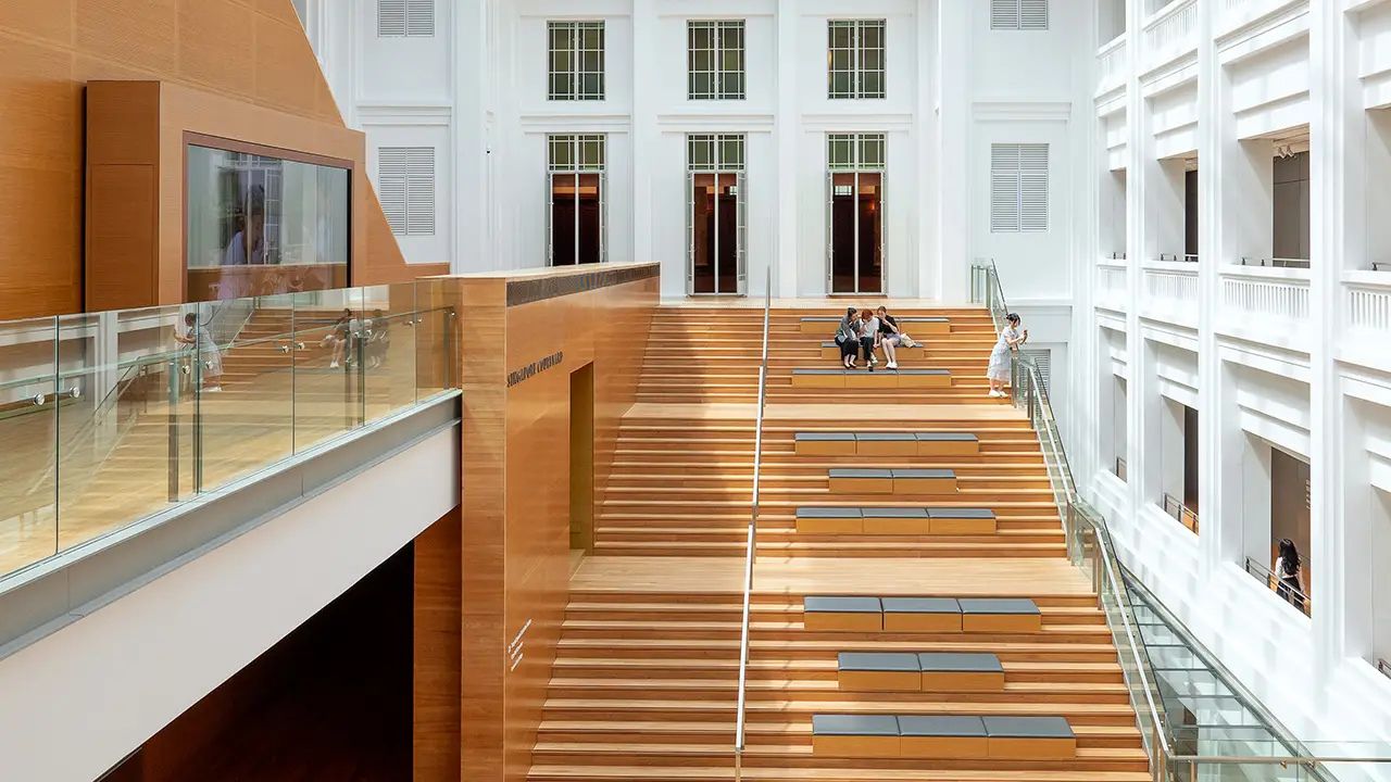 Where to Sketch at National Gallery Singapore Courtyard