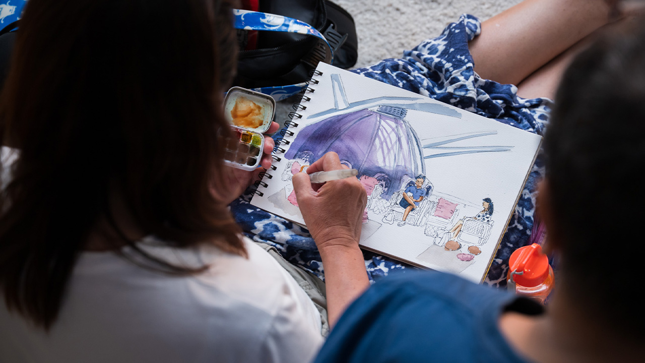 Where to Sketch at National Gallery Singapore