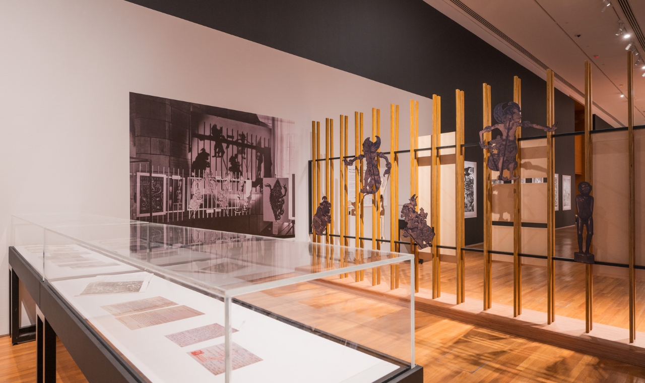 Installation view of one section of Art Remembers, an exhibition at National Gallery Singapore