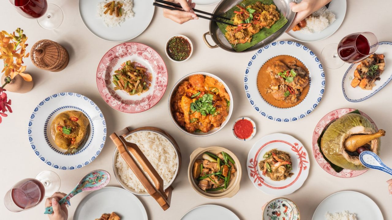 A variety of Eurasian style heritage dishes served up at Gilmore & Damien D'Silva