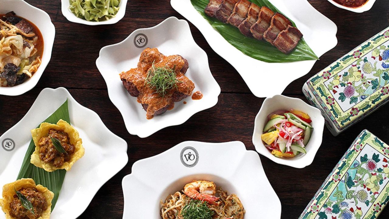 A variety of Peranakan-style dishes served up at National Kitchen by Violet Oon