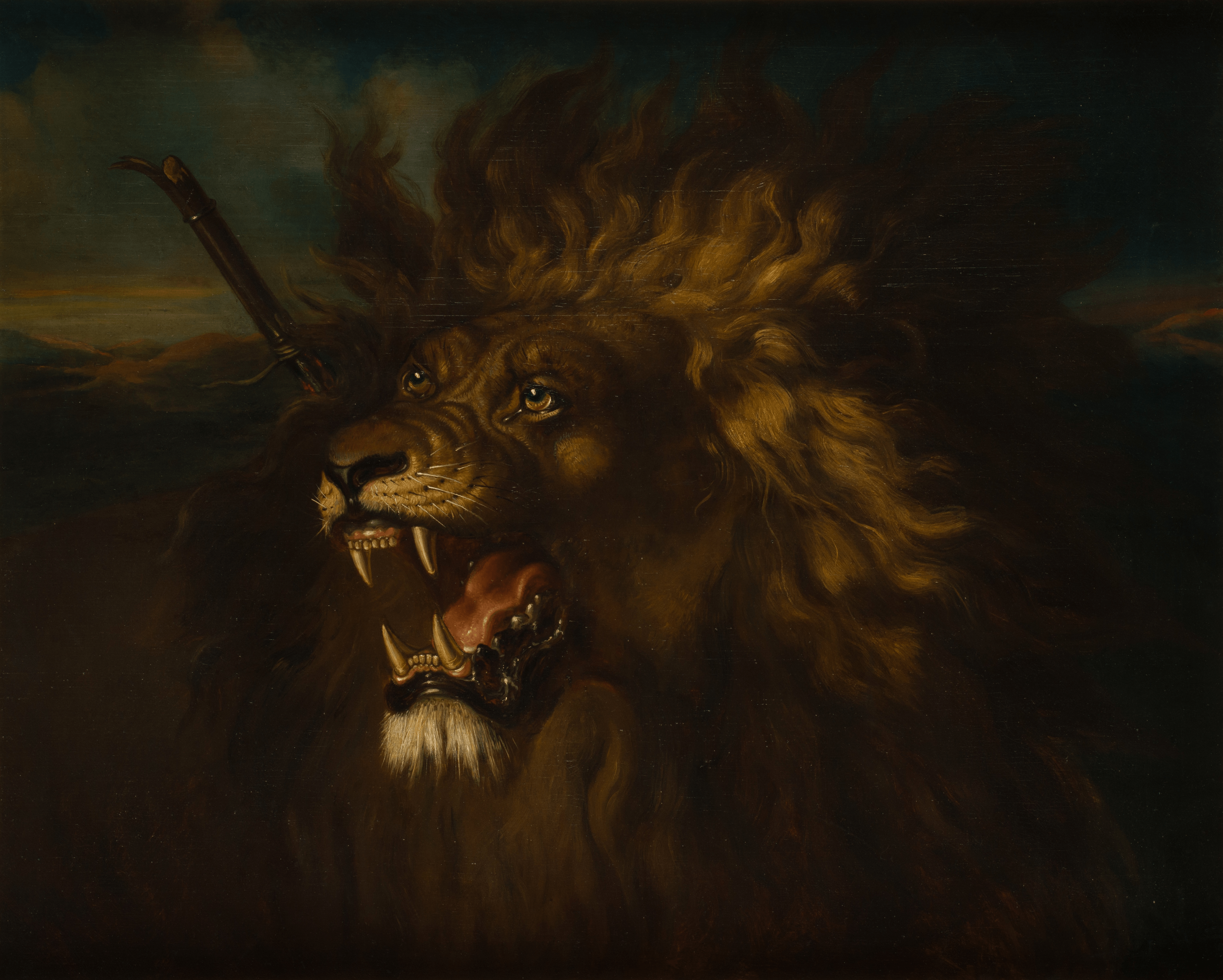 Wounded Lion by Raden Saleh