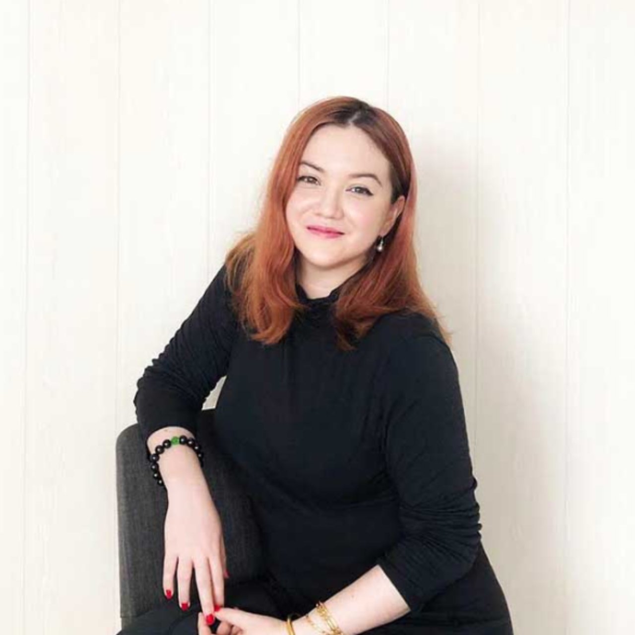 Headshot of curator, Kathleen Ditzig