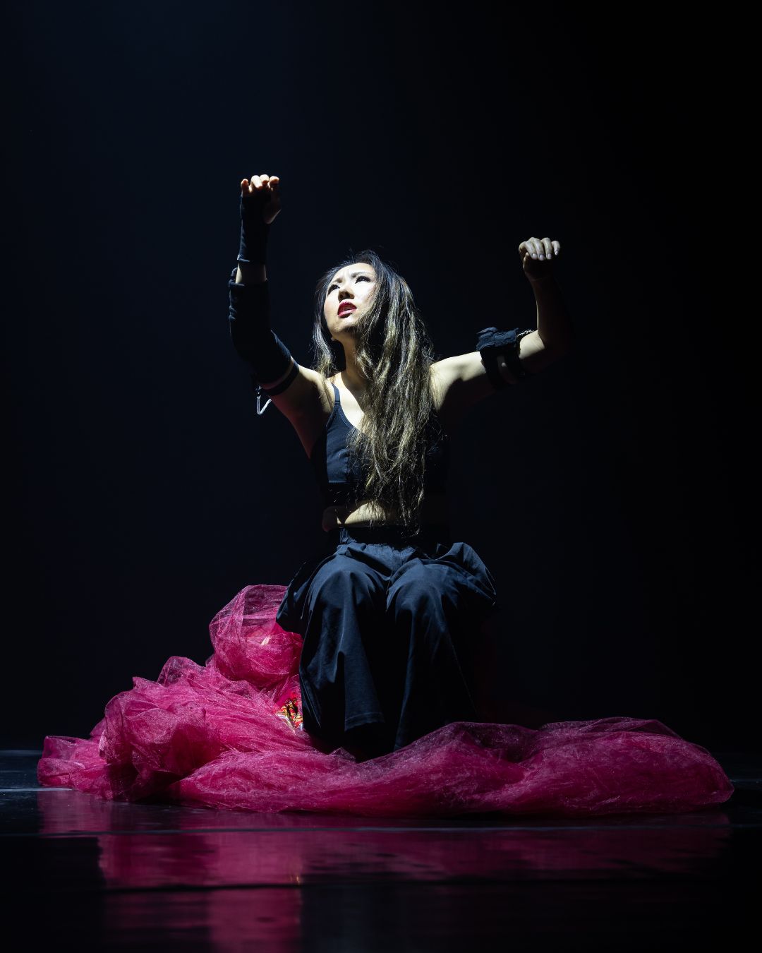 Interdisciplinary artist, Krump dancer, choreographer and community builder, Michelle Ang